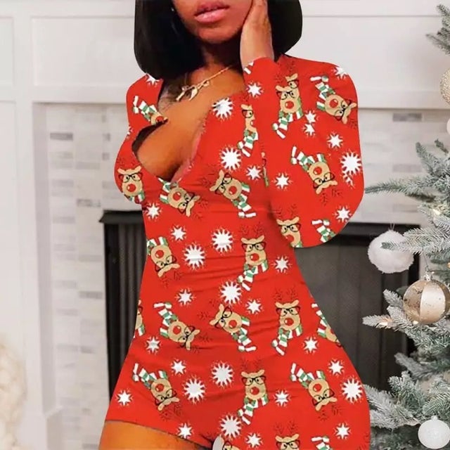 Christmas short onesie sales